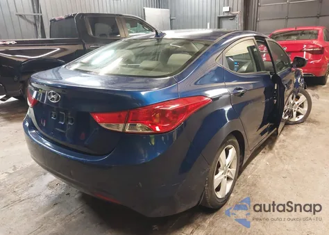2013 Hyundai Elantra Gls z USA, uszkodzony, nr VIN KMHDH4AE6DU580568